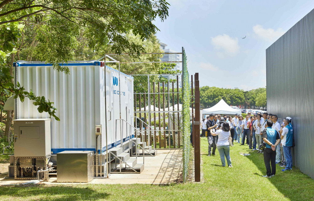 友達西大墩窯文化館建置屋頂全綠電及儲能櫃，為兼具創能儲能的永續綠能場域