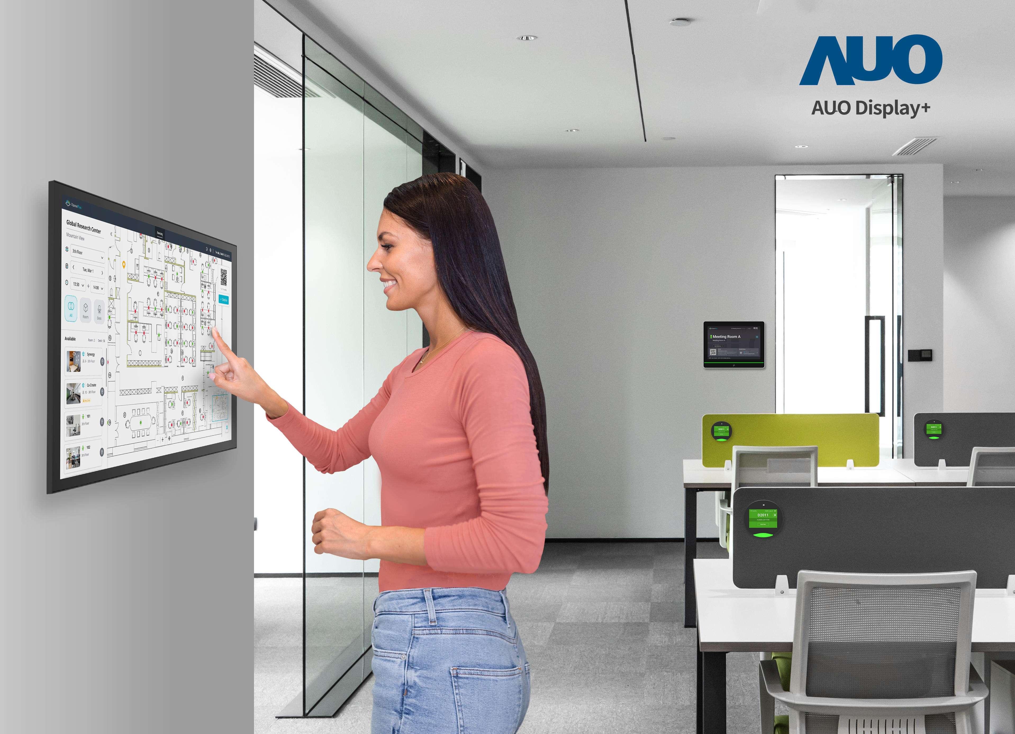 达擎会议空间管理解决方案可应用于空间预约和管理流程，将办公空间的查询、预约和保留等流程自动化，为用户提供更灵活、弹性的工作模式