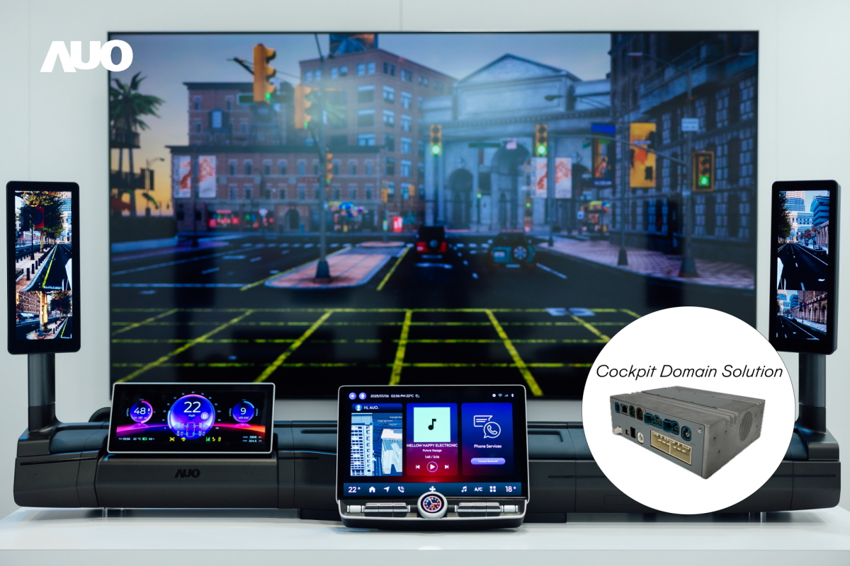 友達「智慧座艙域控解決方案」可做為車內運算的核心平台，驅動創新人機介面與豐富的座艙應用，獲得台灣精品標誌肯定