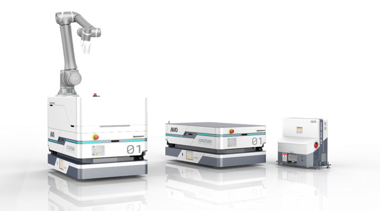 友達數位開發的自主式移動機器人（AMR250M），搭配全向輪並結合AI演算法、2D LiDAR、3D攝影機等技術，協助客戶實現產線全自動化